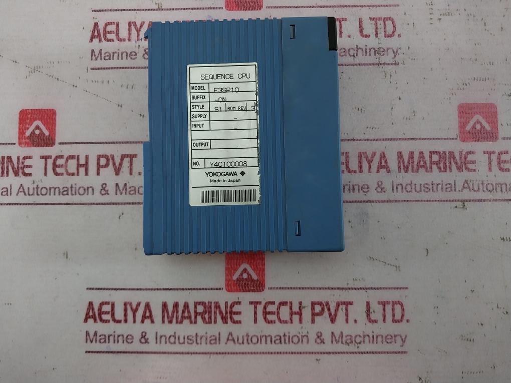Yokogawa F3Sp10 Programmer Sequence Cpu Y4C100008 Rev 3