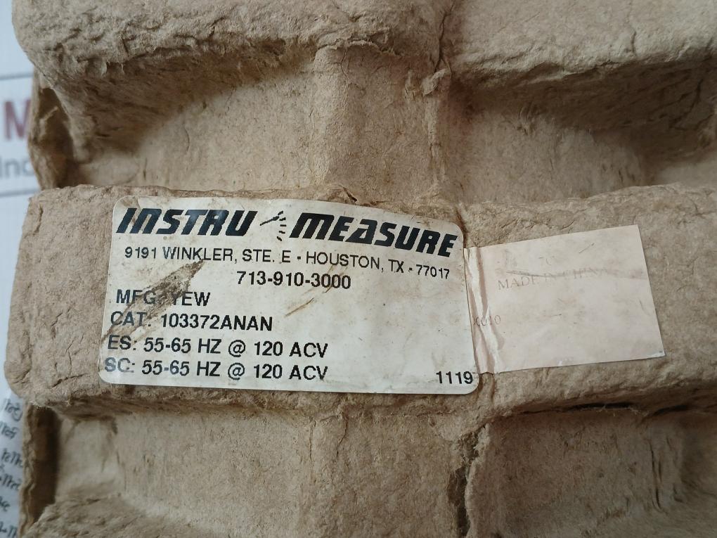 Yokogawa Frequency Meter 55-65 Hertz @ 120 Acv Part No: 103372Anan
