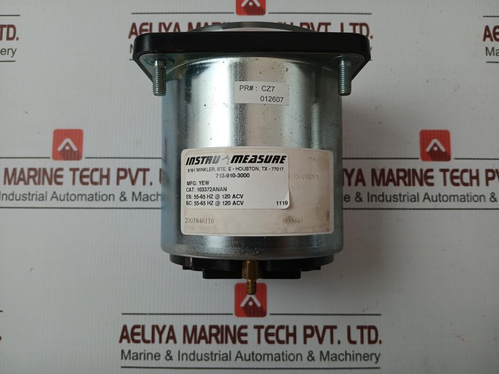 Yokogawa Frequency Meter 55-65 Hertz @ 120 Acv Part No: 103372Anan