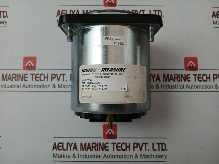 Yokogawa Frequency Meter 55-65 Hertz @ 120 Acv Part No: 103372Anan