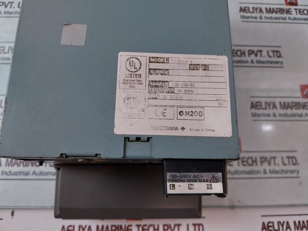 Yokogawa FX106-4-2 Paperless Videographic Recorder 100-240VAC