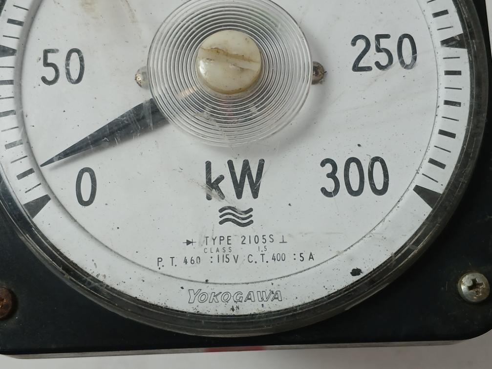 Yokogawa Hokushin 2105S Ac Watt Meter 50-60Hz B9052Mg 3Phase 3Wire