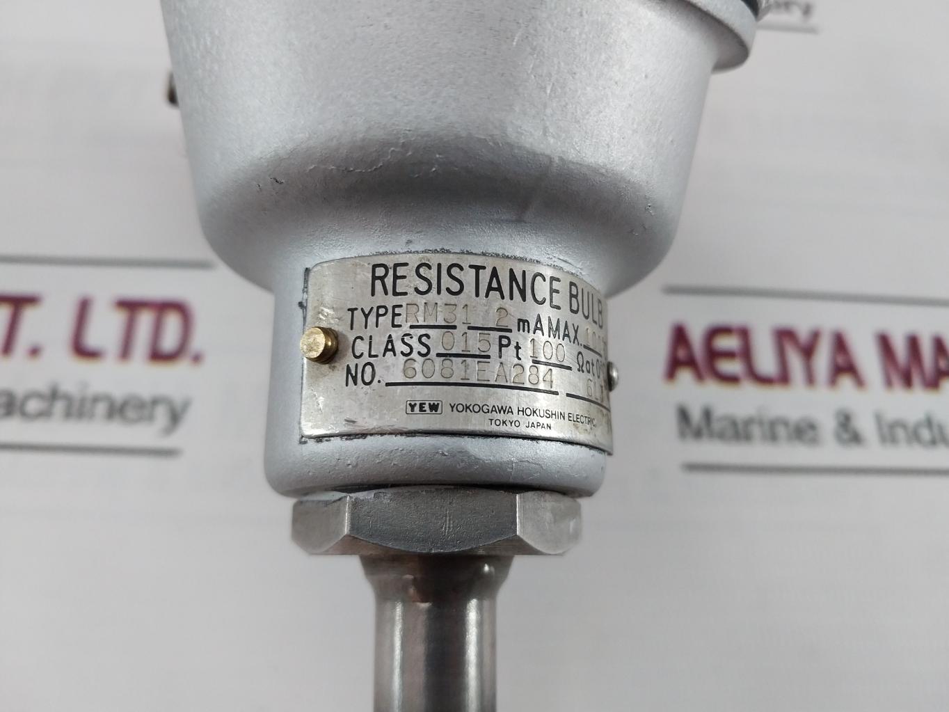 Yokogawa Hokushin Electric Resistance Bulb Rm31 2 Ma 100°C