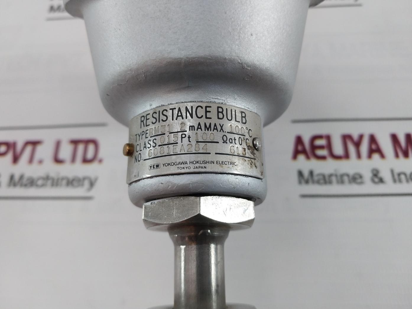 Yokogawa Hokushin Electric Resistance Bulb Rm31 2 Ma 100°C
