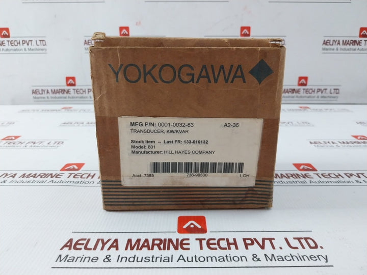 Yokogawa Input-120V Power Transducer 246943-540-afb-0-0-m