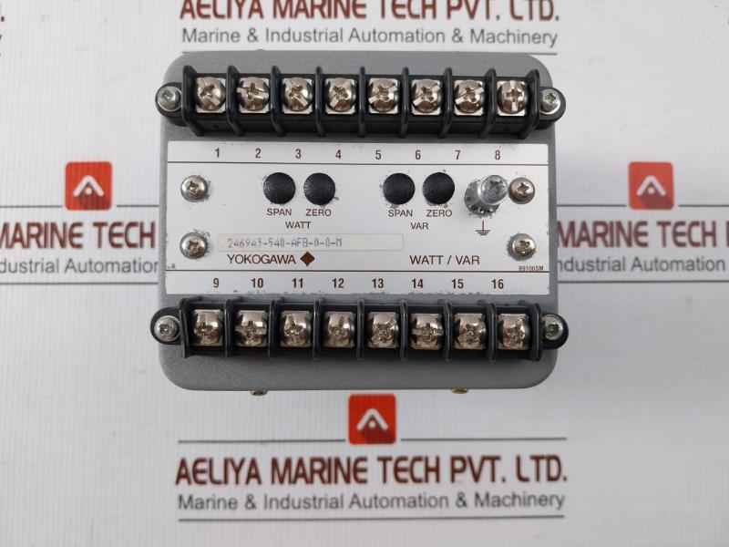 Yokogawa Input-120V Power Transducer 246943-540-afb-0-0-m
