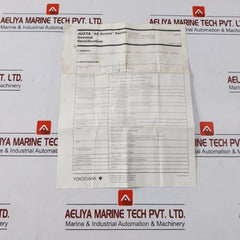 Yokogawa Input-120V Power Transducer 246943-540-afb-0-0-m