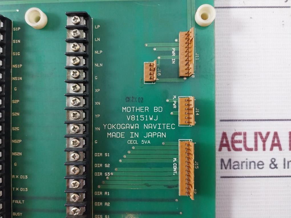 Yokogawa Navitec V8151Wj Motherboard Cecl 5Va V8151Xj-01