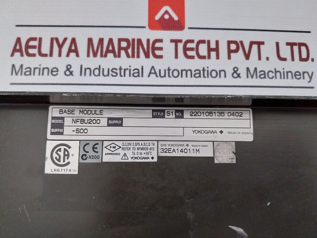 Yokogawa Nfbu200 Base Module As S942 Df-0