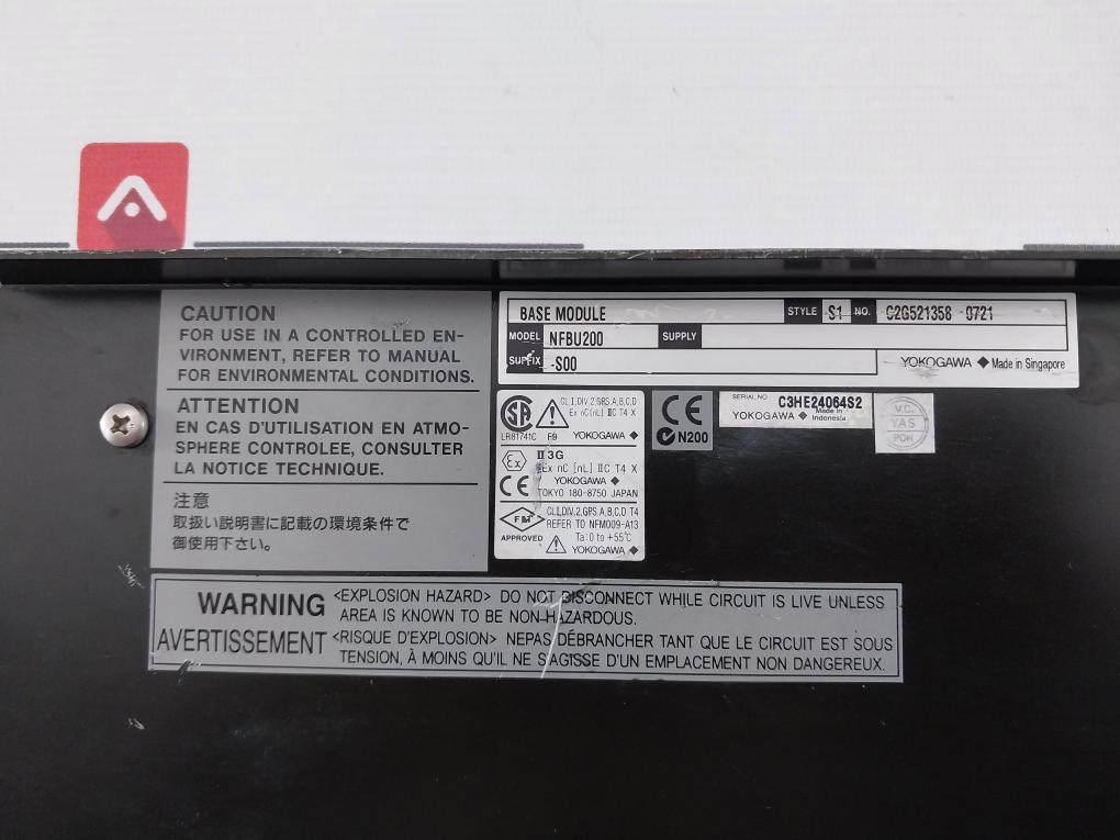 Yokogawa Nfbu200 S1 Base Module