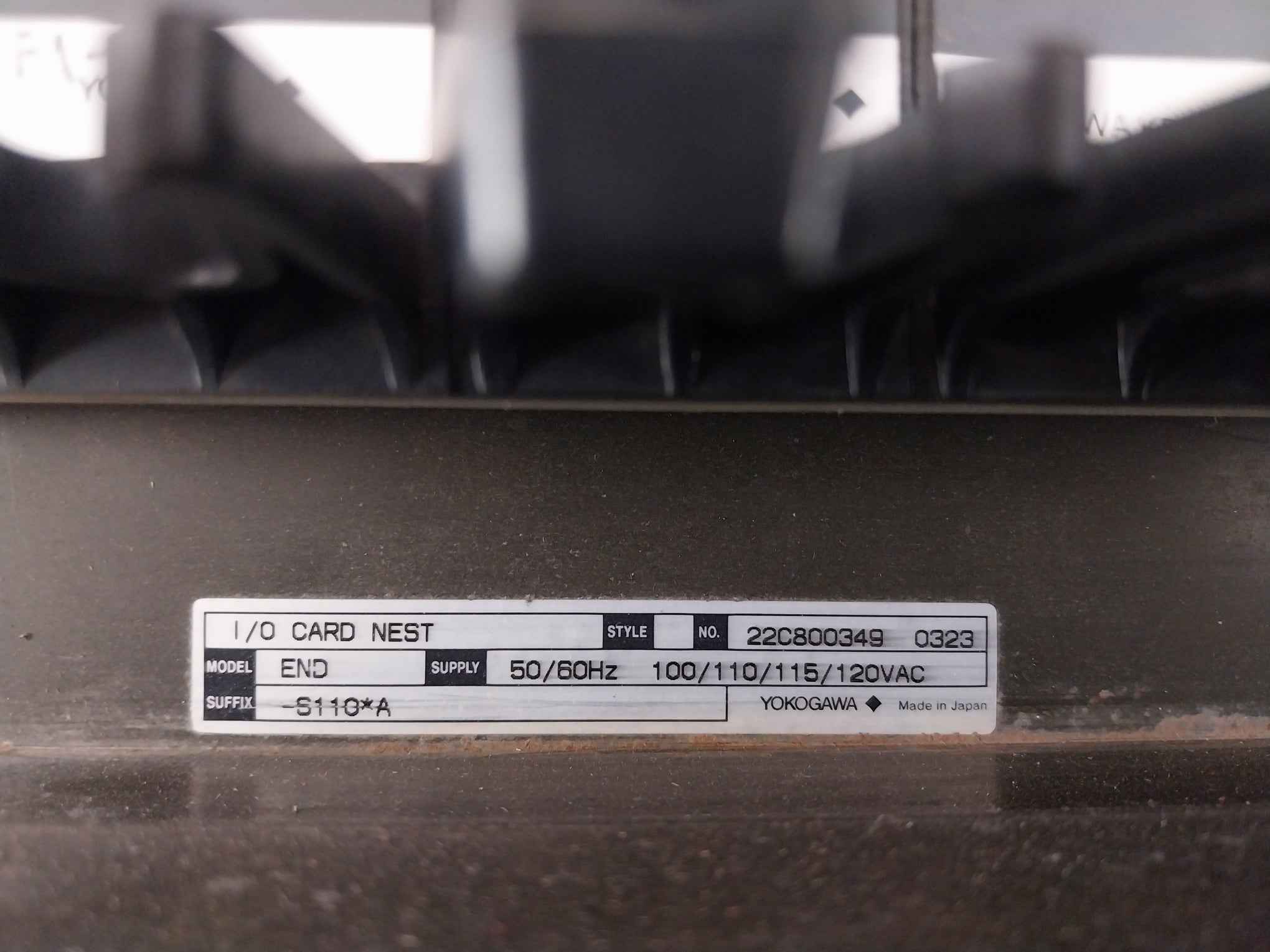 Yokogawa Plc Module Multipoint Analog I/O Card 50/60Hz 120V