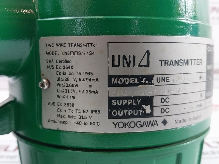 Yokogawa Pressure Transmitter 0-220 Kpa Une43S-sas2 *B -40 To 60?C