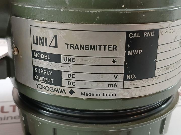 Yokogawa Pressure Transmitter 0-300 Kpa Une 43-sas2*B/Cal-p/Ssb-s/Z