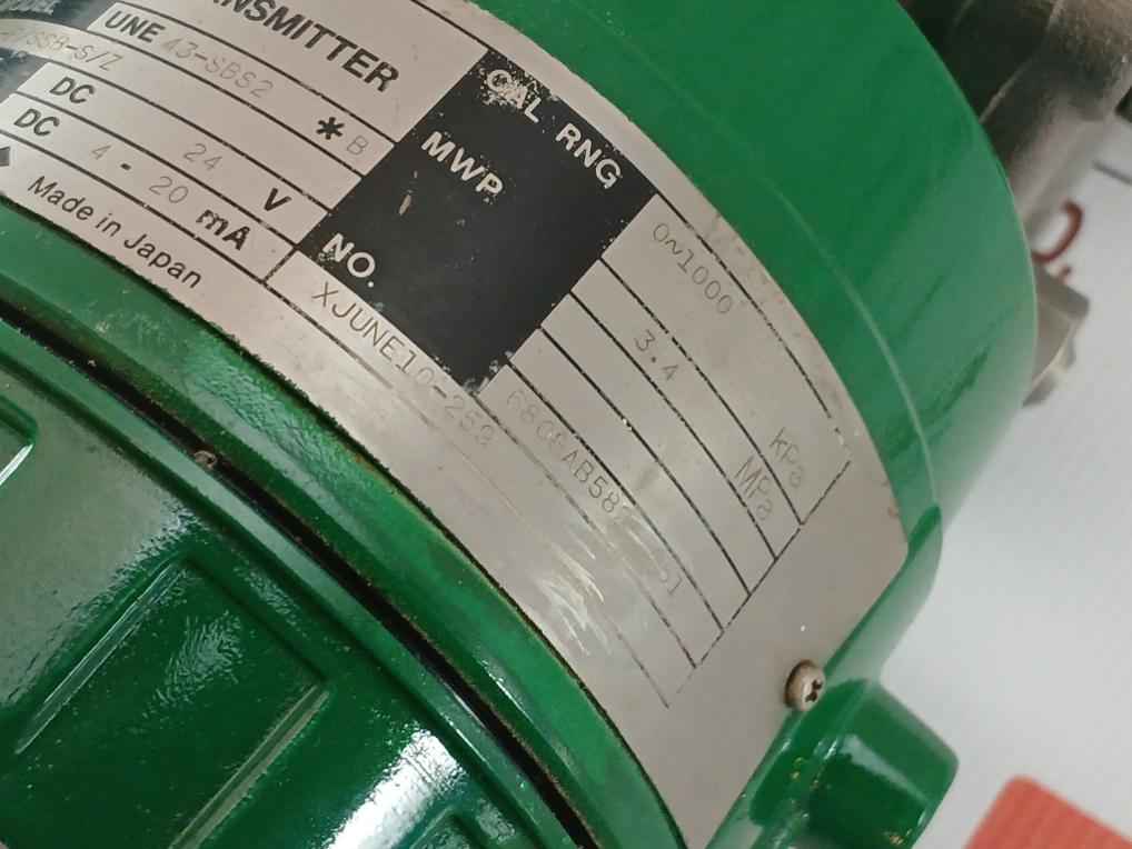 Yokogawa Pressure Transmitter Dc24V 3.4Mpa Une 43-sbs2*B/Cal-p/Ssb-s/Z 0~1000 Kpa