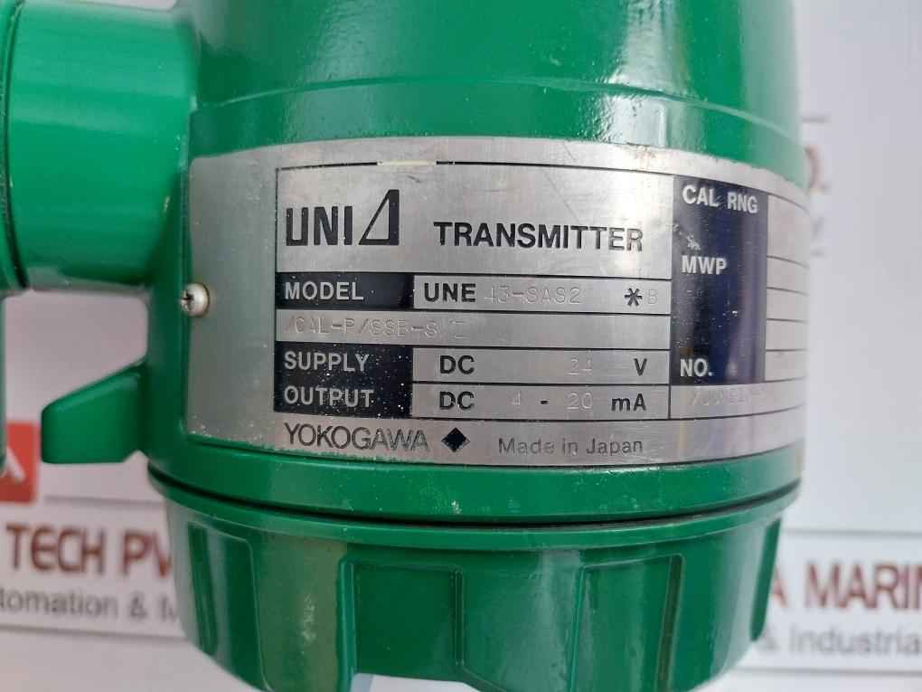 Yokogawa Pressure Transmitter Une 43-sas2*B/Cal-p/Ssb-s/Z 0-600 Kpa