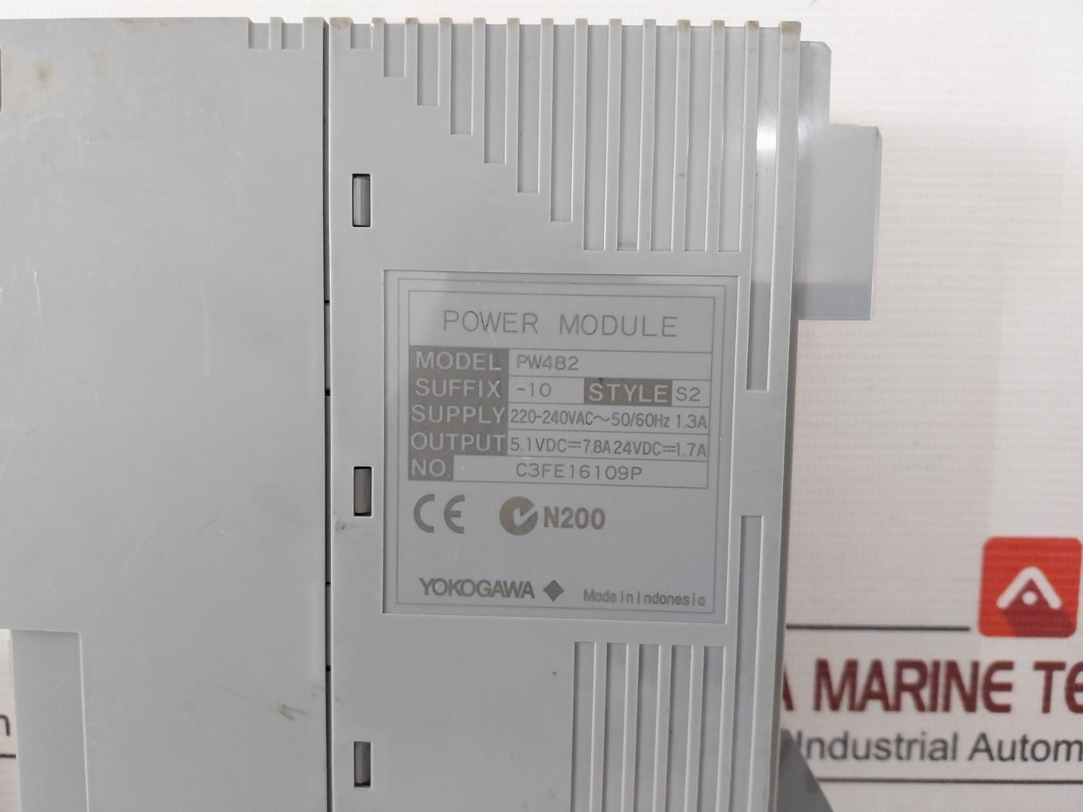 Yokogawa Pw482-10 Power Module 220-240Vac 50/60Hz 1.3A 5.1Vdc 7.8A 24Vdc 1.7A