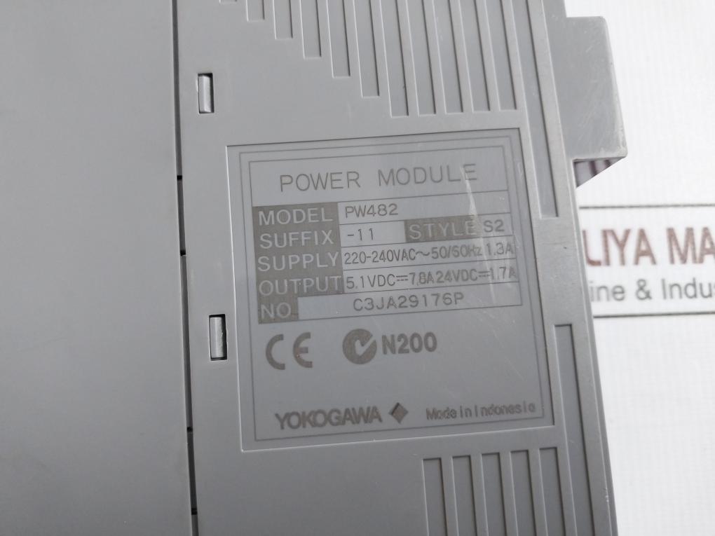 Yokogawa Pw482-11 Plc Power Supply Module 24Vdc 50/60Hz 200-240Vac C3Ja29176P
