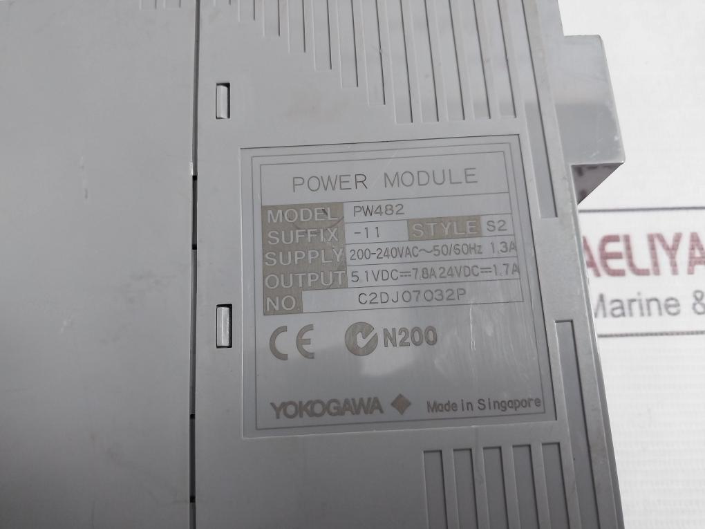 Yokogawa Pw482-11 Power Supply Module 200-240Vac- 50/60Hz 1.3A