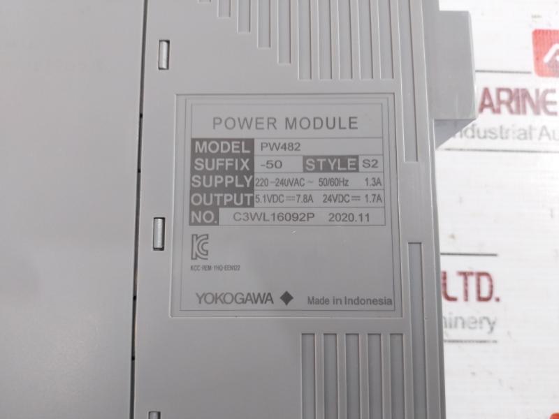 Yokogawa Pw482 -50 S2 Power Module 220-240Vac Suffix-50 Style 2020.11