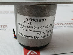 Yokogawa Py76 Synchro 100V Rms 50/60 Hz A19609 0.09A / 0.07A