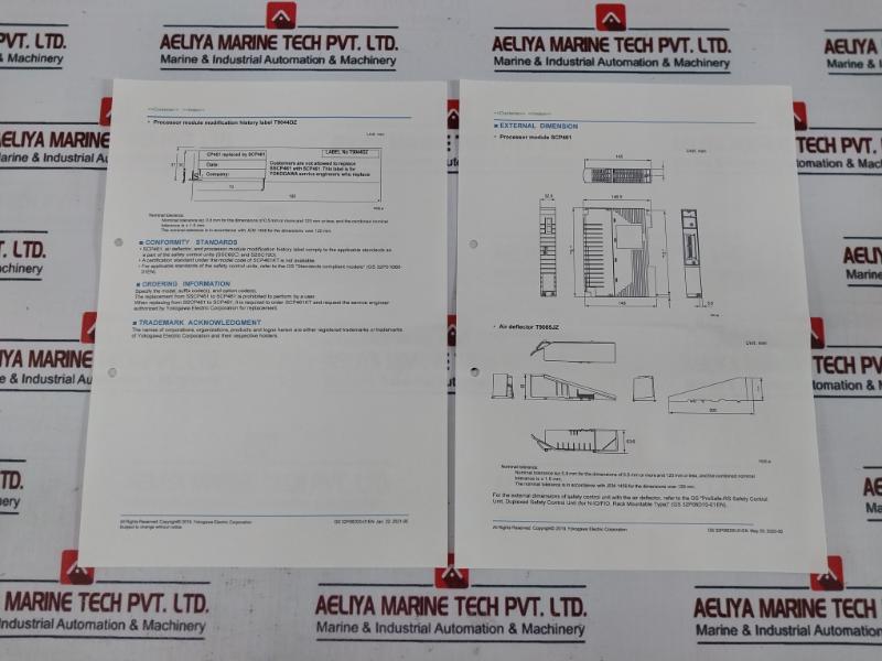 Yokogawa Scp461-51 S2 Processor Module Kcc-rem-yhq-een221