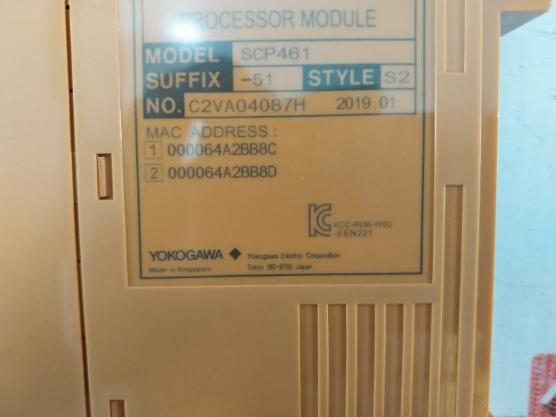 Yokogawa Scp461-51 S2 Processor Module Kcc-rem-yhq-een221