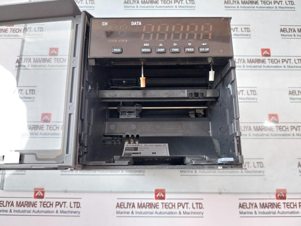 Yokogawa Sr10002 Chart Recorder 100-240V Ac 50/60Hz