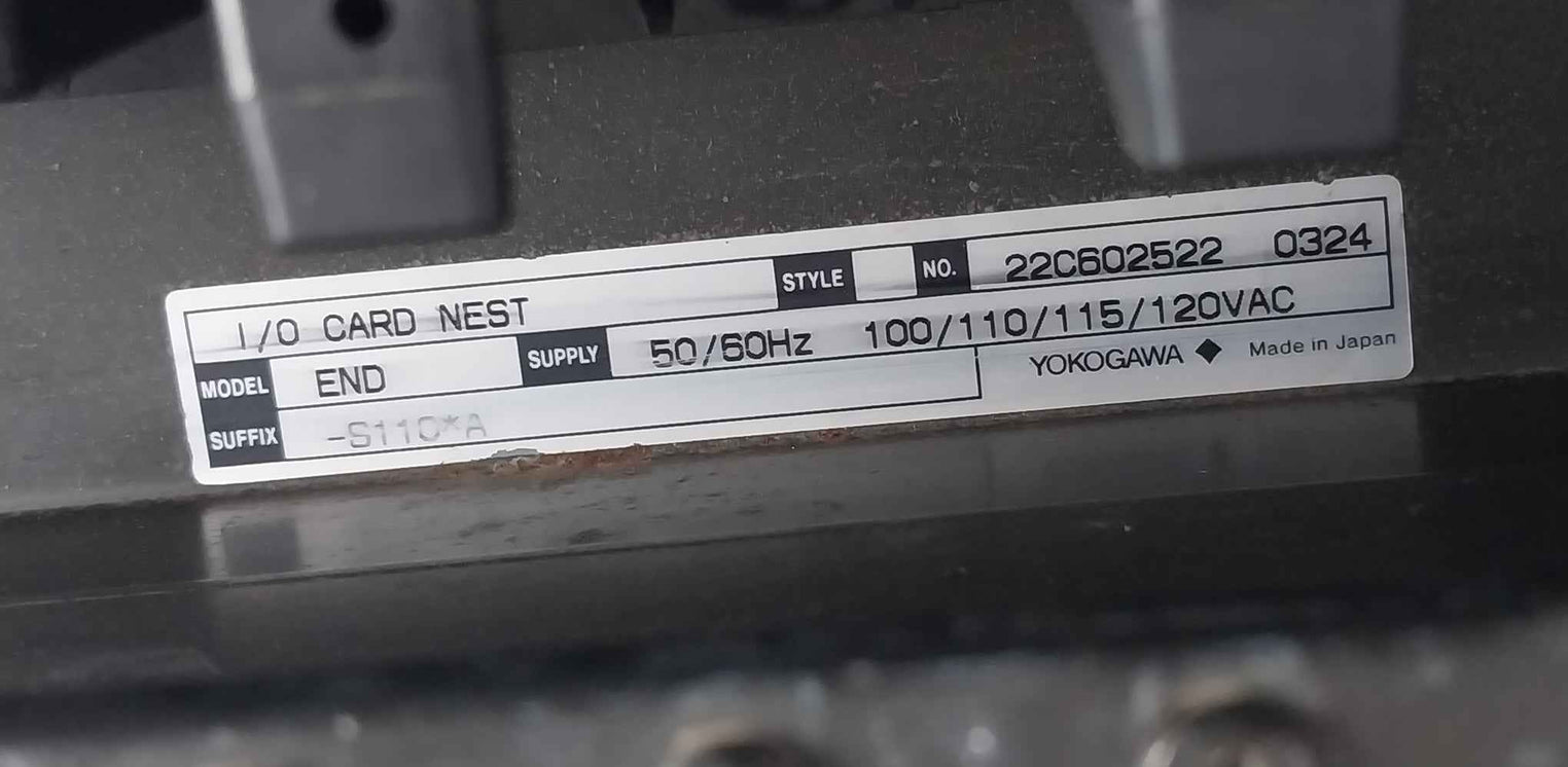 Yokogawa St3 Multi Status Input Card 50/60hz 100/110/115/120vac S9180aq-04