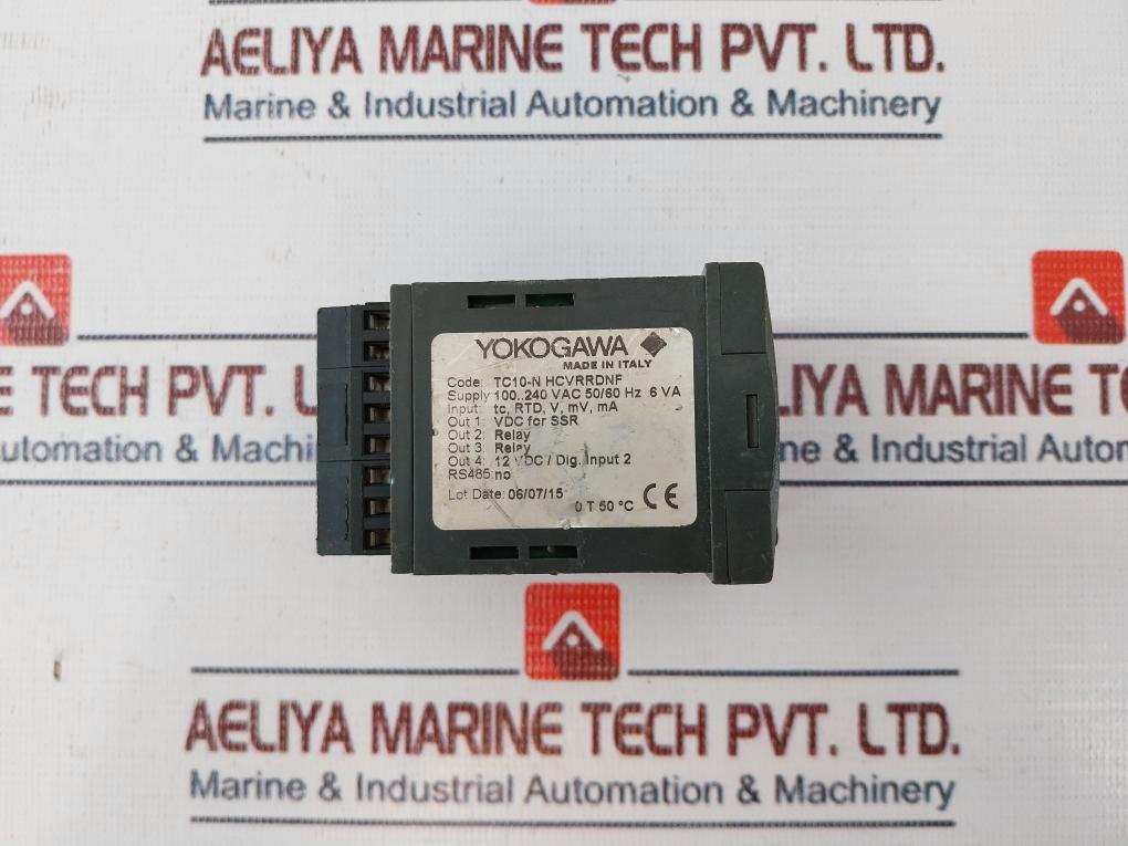 Yokogawa Tc10 Temperature Controller 100-240vac 50/60hz 6va