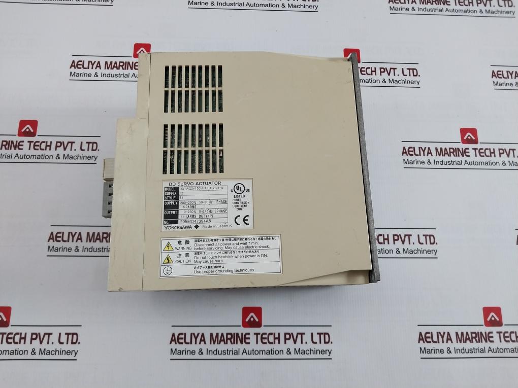 Yokogawa Ud1Ag3-150N-1Kd-2Sb-n Dd Servo Actuator 200-230 V 50/60Hz 1Phase