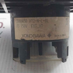 Yokogawa V12-n-l-bl Analog Panel Voltmeter 0-600V
