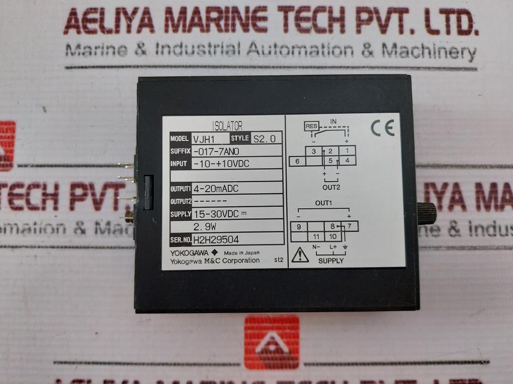 Yokogawa Vjh1 Isolator 15-30Vdc