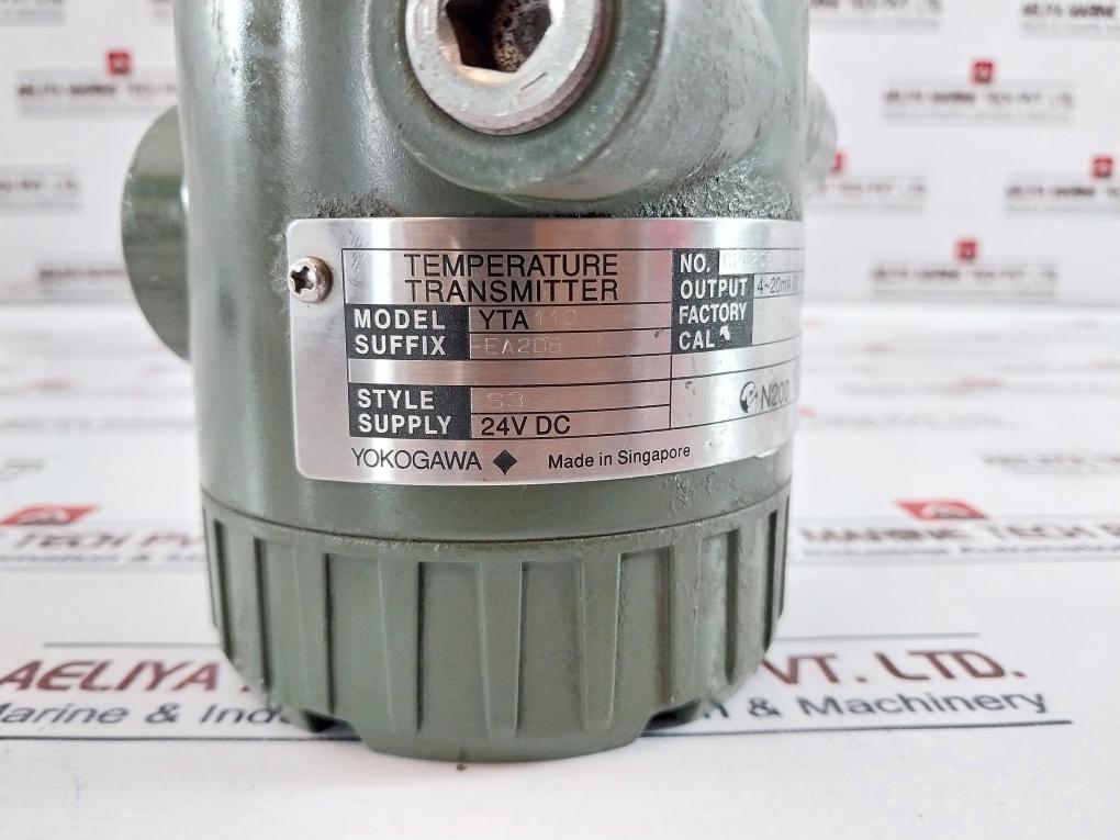 Yokogawa Yta110 Temperature Transmitter 0-400°c 24vdc