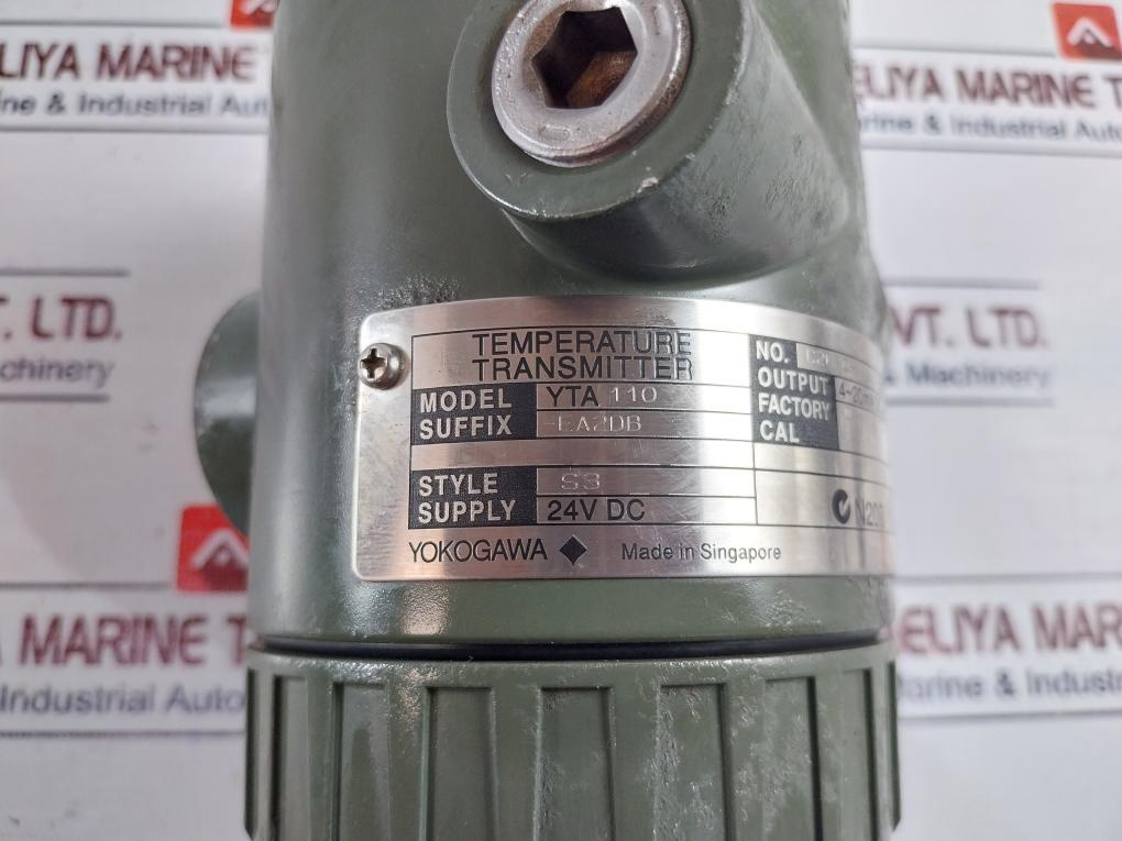 Yokogawa Yta 110 Temperature Transmitter 0-600°C 24Vdc