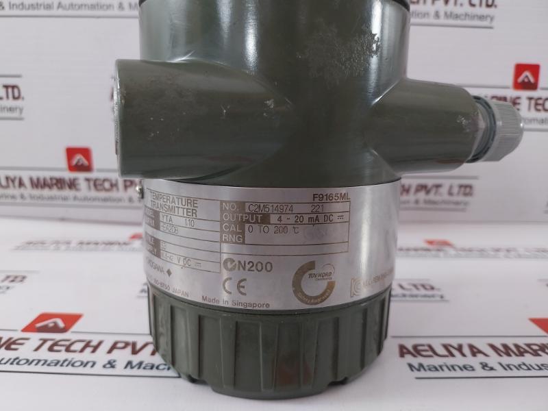 Yokogawa Yta 110 Temperature Transmitter Style: S3, 10.5-42Vdc