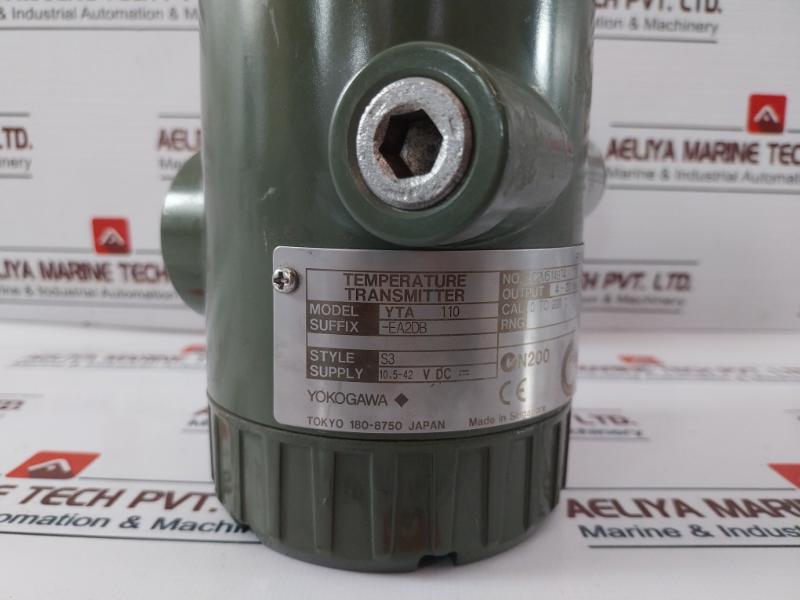 Yokogawa Yta 110 Temperature Transmitter Style: S3, 10.5-42Vdc