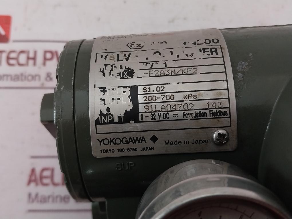 Yokogawa Yvp110 Valve Positioner 91La04702 143 200-700 Kpa 9-32V Dc Ip65