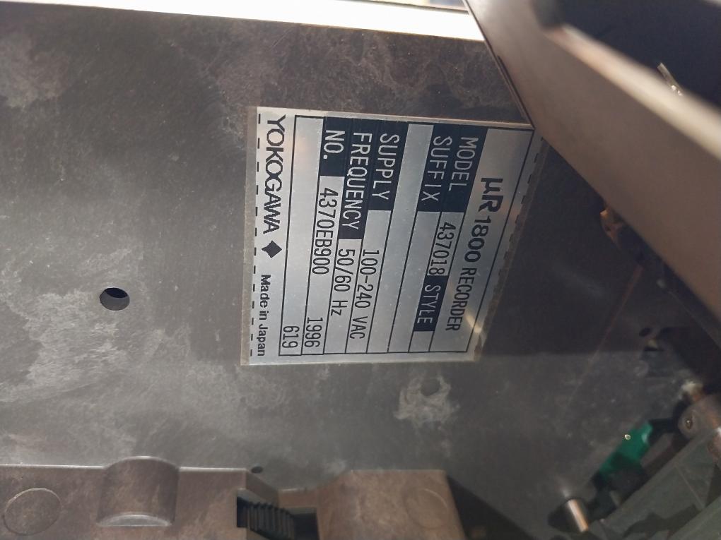 Yokogawa µR 1800 Recorder Module 437018 50/60Hz