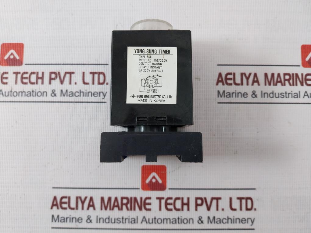 Yong Sung Yslt-a Timer Module With Base Ac 110/220V 3A 220V