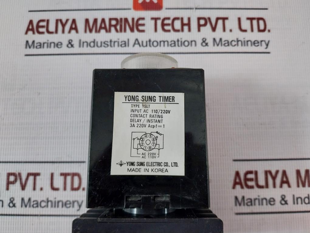Yong Sung Yslt-a Timer Module With Base Ac 110/220V 3A 220V