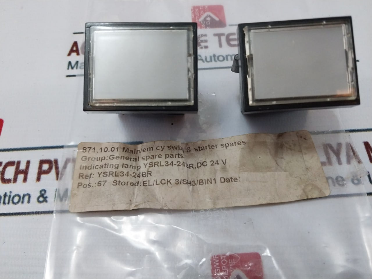 Yong Sung Ysrl 34-024B Indicating Lamp Dc 24V