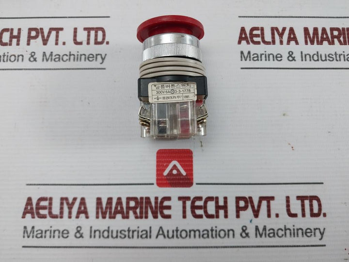 Push Button Switch 3-3-1778 Yongsung Electric Co., Ltd.