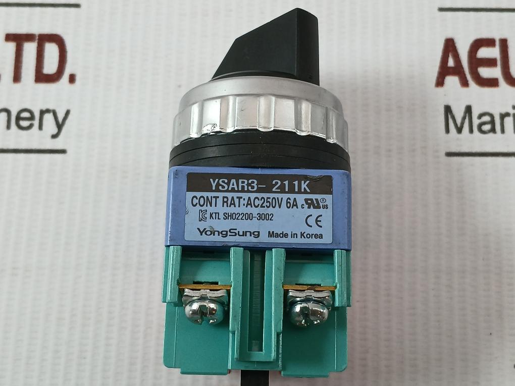 Yongsung Ac250V 6A Selector Switch Ysar3-211K