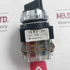 Yongsung Ys R3-211 Rotary Selector Switch 250V 6A