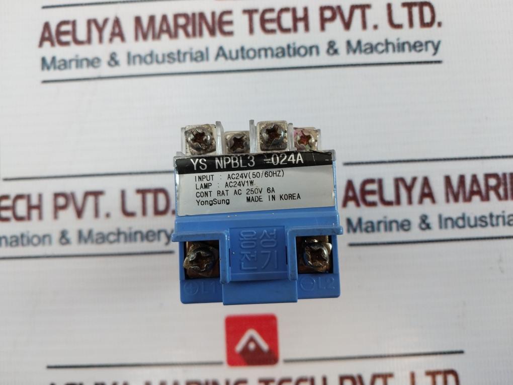 Yongsung YSNPBL3-024A Pilot Lamp AC24V 50/60Hz