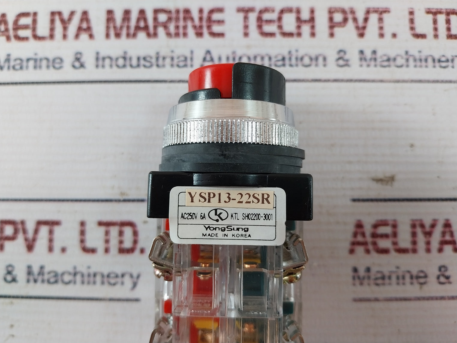 Yongsung Ysp13-22Sr Push Button Switch Ybu30Tcr22 Ac 250V 6A