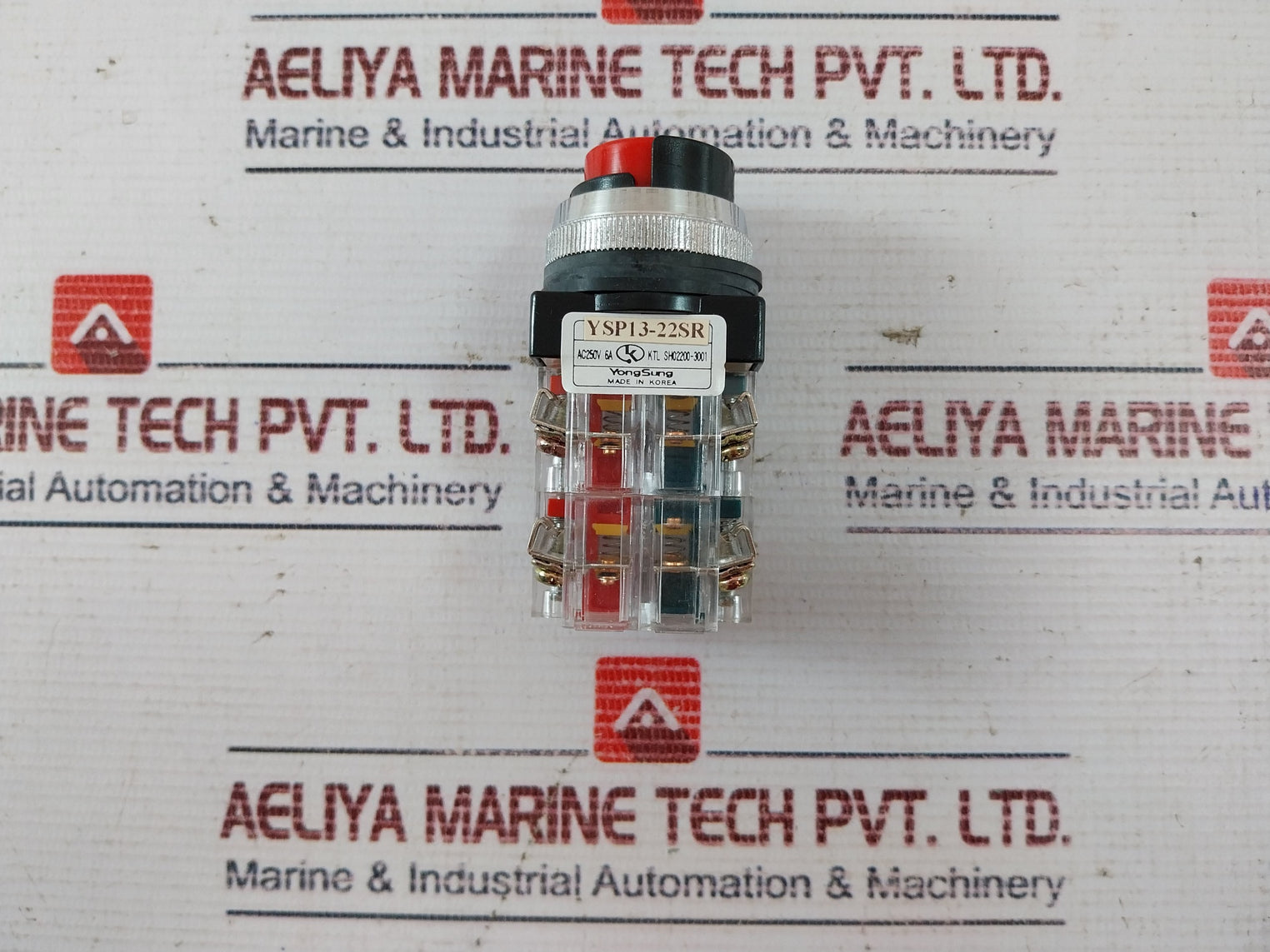 Yongsung Ysp13-22Sr Push Button Switch Ybu30Tcr22 Ac 250V 6A