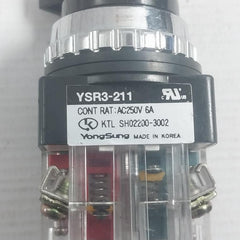 Rotary Selector Switch Ac250V 6A Yongsung Ysr3-211