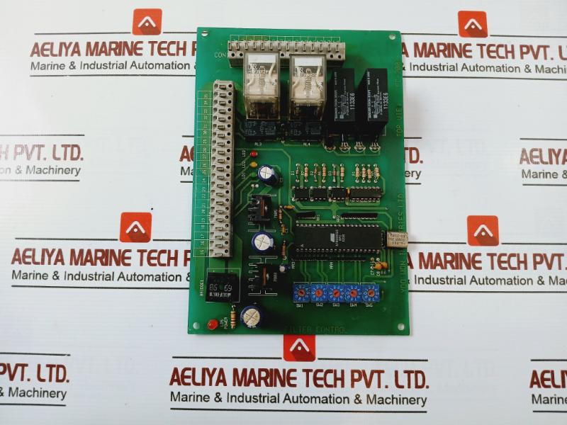 Yoo Won Pc-2002 Top View Filter Control Printed Circuit Board