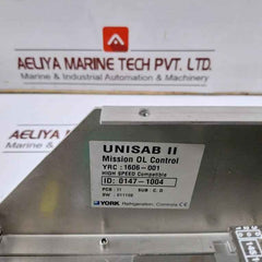 York 1606-001 Control Module Mission Ol Cpu196,Shds01